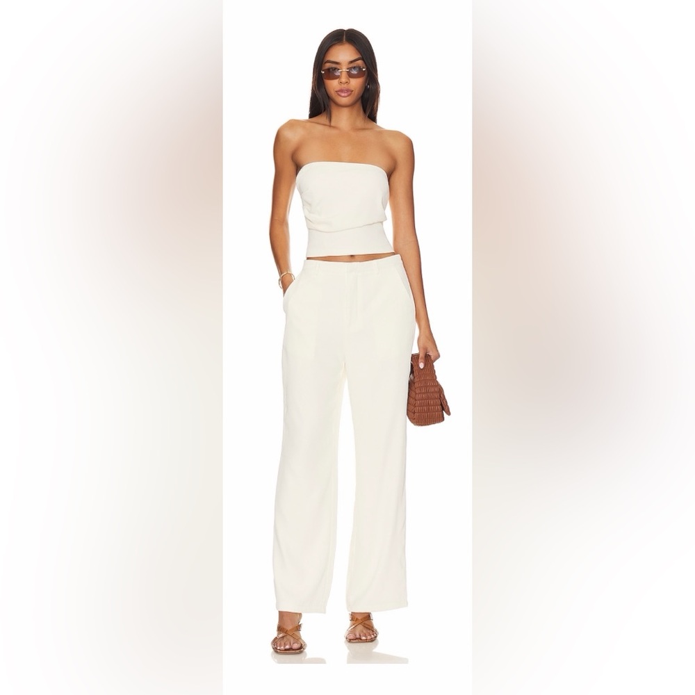 SNDYS Roma top and Pant in ivory